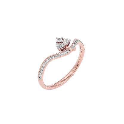 Pride Diamond Ring 18 KT / Rose Gold / 22