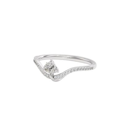 Pride Diamond Ring 18 KT / White Gold / 22