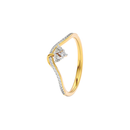 Pride Diamond Ring 18 KT / Yellow Gold / 22
