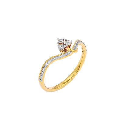 Pride Diamond Ring 18 KT / Yellow Gold / 22