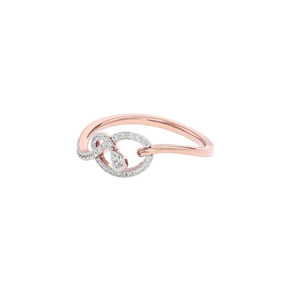 Love Knot Diamond Ring 18 KT / Rose Gold / 22