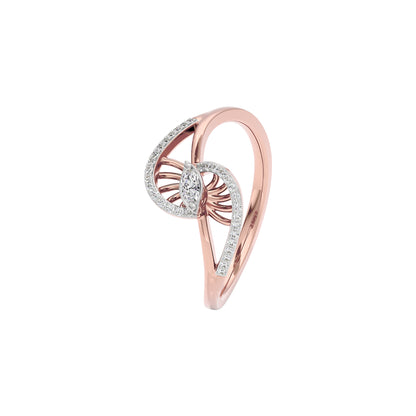 Whirlwind Diamond Ring 18 KT / Rose Gold / 22