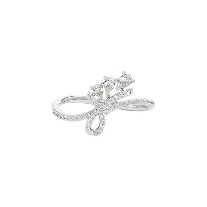 Lumen Sprout Diamond Ring