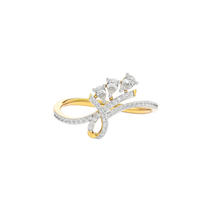 Lumen Sprout Diamond Ring