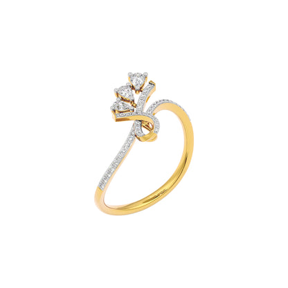 Lumen Sprout Diamond Ring