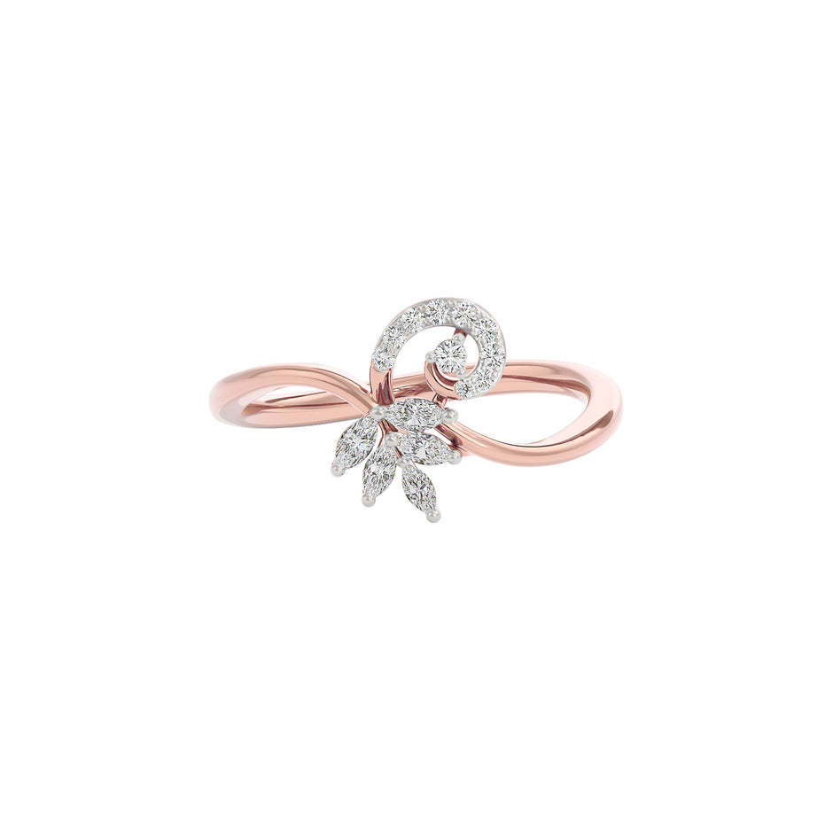 Ivara Diamond Ring 18 KT / Rose Gold / 22