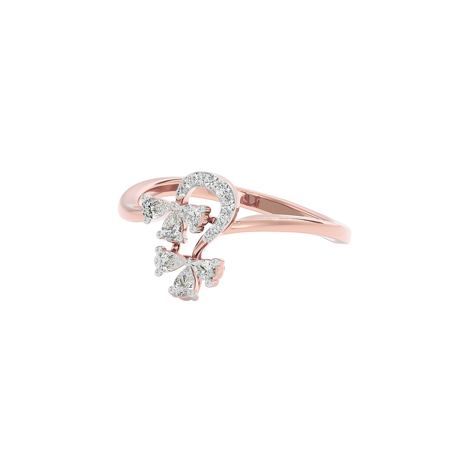 Halcyon Diamond Ring 18 KT / Rose Gold / 22