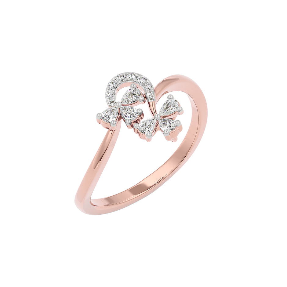 Halcyon Diamond Ring 18 KT / Rose Gold / 22