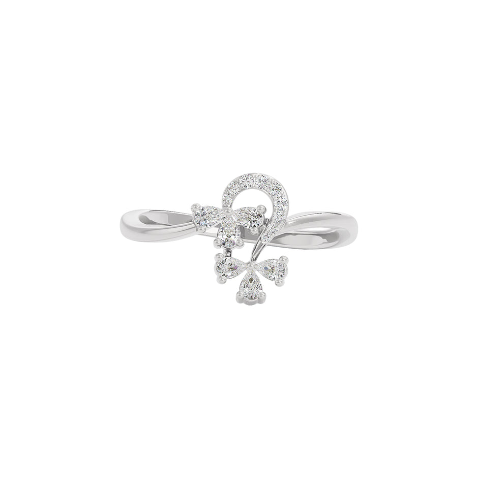 Halcyon Diamond Ring 18 KT / White Gold / 22