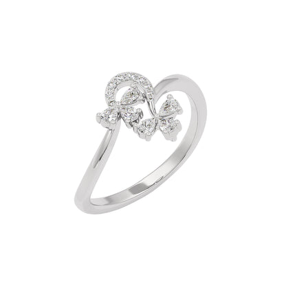 Halcyon Diamond Ring 18 KT / White Gold / 22