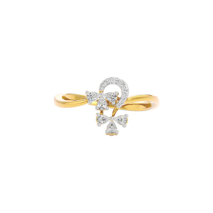 Halcyon Diamond Ring 18 KT / Yellow Gold / 22