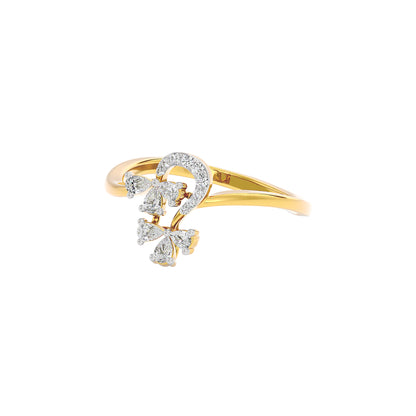 Halcyon Diamond Ring 18 KT / Yellow Gold / 22