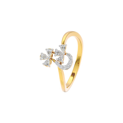 Halcyon Diamond Ring 18 KT / Yellow Gold / 22