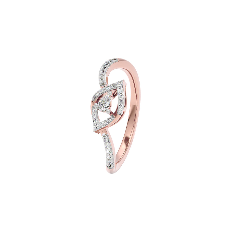 Heed Diamond Ring 18 KT / Rose Gold / 22