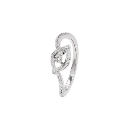 Heed Diamond Ring 18 KT / White Gold / 22
