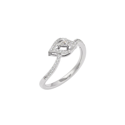 Heed Diamond Ring 18 KT / White Gold / 22
