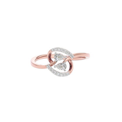 Hold On Diamond Ring 18 KT / Rose Gold / 22