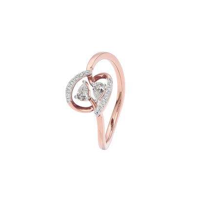 Hold On Diamond Ring 18 KT / Rose Gold / 22