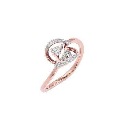 Hold On Diamond Ring 18 KT / Rose Gold / 22