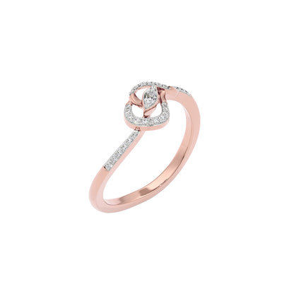 Radial Loop Diamond Ring 18 KT / Rose Gold / 22