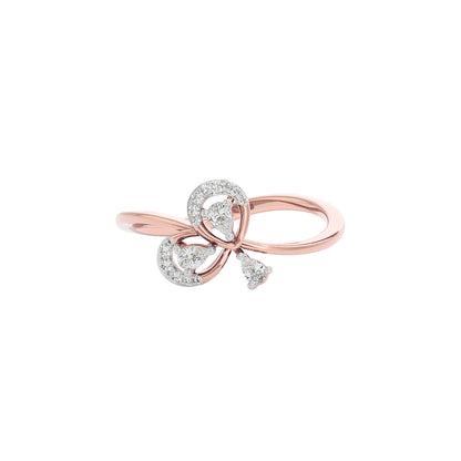 Interflorette Diamond Ring 18 KT / Rose Gold / 22