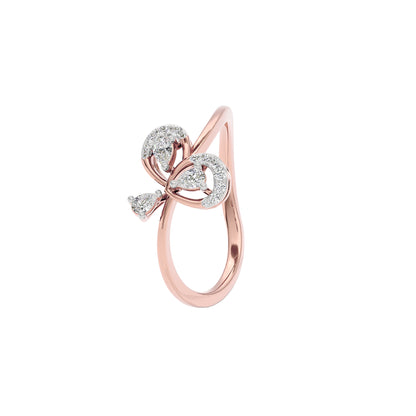 Interflorette Diamond Ring 18 KT / Rose Gold / 22