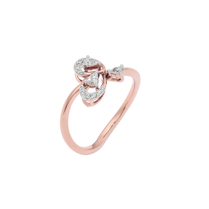 Interflorette Diamond Ring 18 KT / Rose Gold / 22