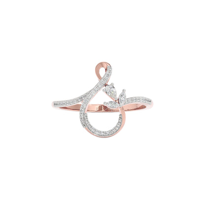 Latice Bloom Diamond Ring 18 KT / Rose Gold / 22