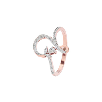 Latice Bloom Diamond Ring 18 KT / Rose Gold / 22