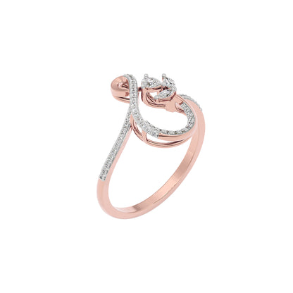 Latice Bloom Diamond Ring 18 KT / Rose Gold / 22