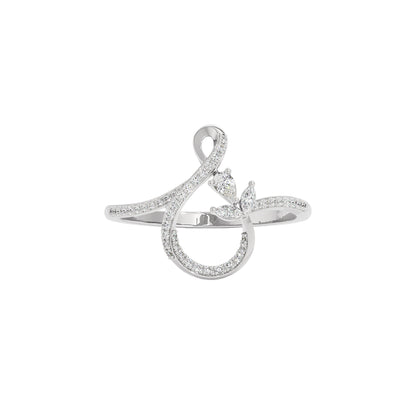 Latice Bloom Diamond Ring 18 KT / White Gold / 22
