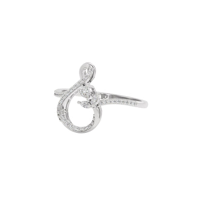 Latice Bloom Diamond Ring 18 KT / White Gold / 22