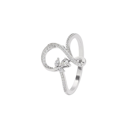 Latice Bloom Diamond Ring 18 KT / White Gold / 22