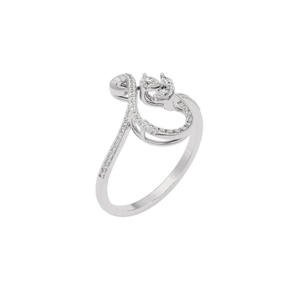 Latice Bloom Diamond Ring 18 KT / White Gold / 22