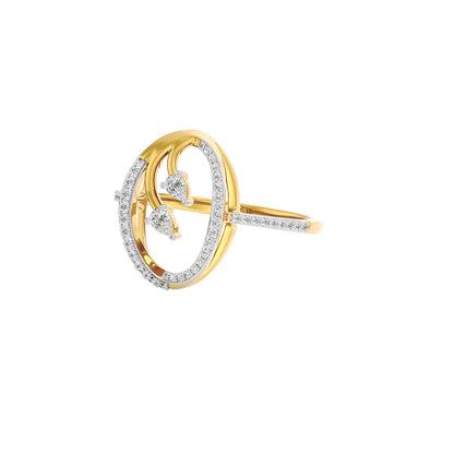 Petal Duo Diamond Ring 18 KT / Yellow Gold / 22