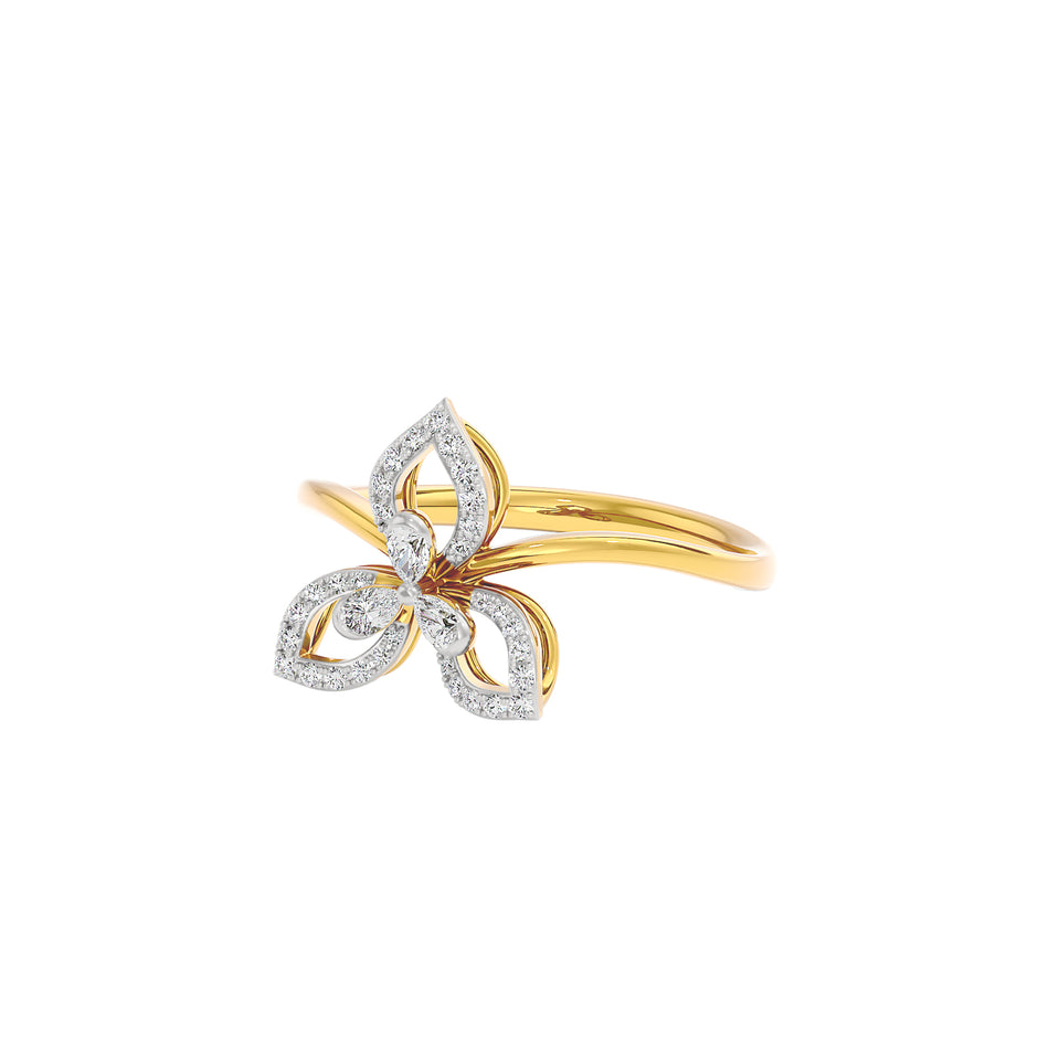 Aria Diamond Ring 18 KT / Yellow Gold / 22