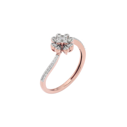 The Fleur Diamond Ring 18 KT / Rose Gold / 22