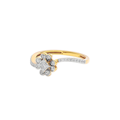The Fleur Diamond Ring 18 KT / Yellow Gold / 22