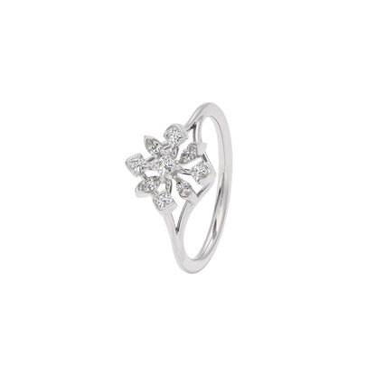 Asteria Diamond Ring 18 KT / White Gold / 22