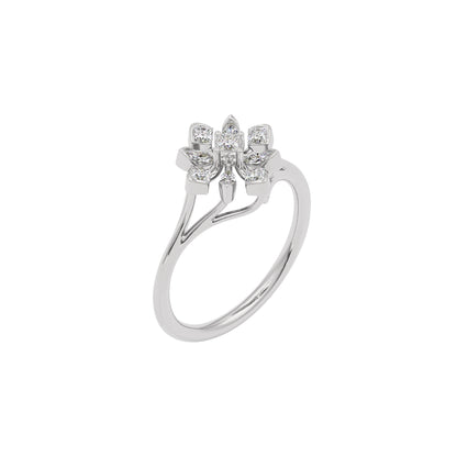 Asteria Diamond Ring 18 KT / White Gold / 22