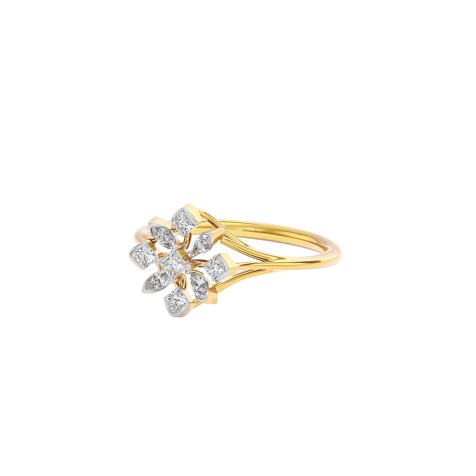 Asteria Diamond Ring 18 KT / Yellow Gold / 22