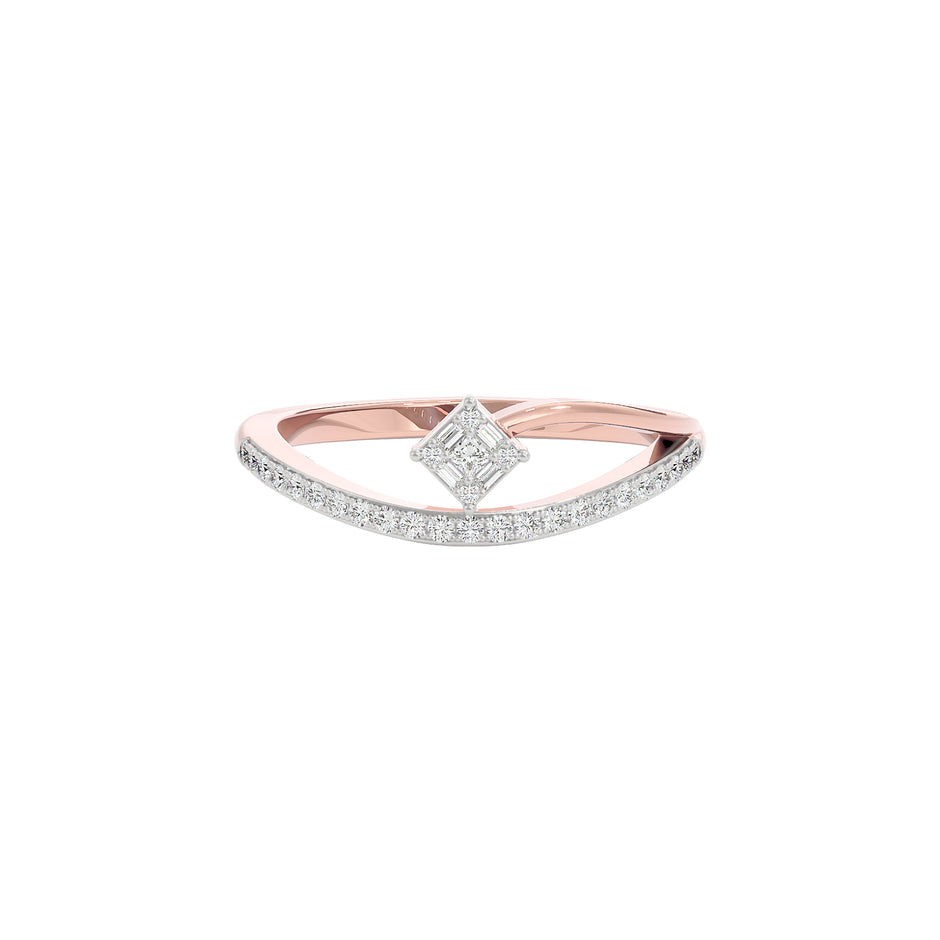 The Glide Diamond Ring 18 KT / Rose Gold / 22