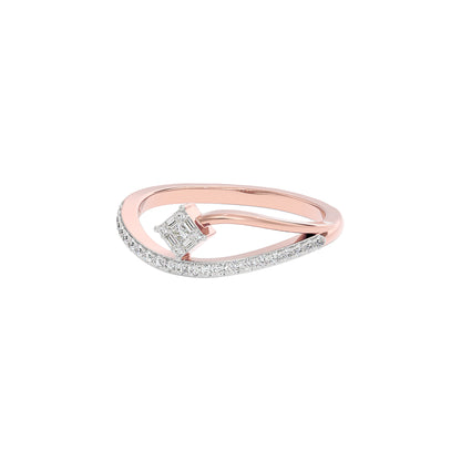 The Glide Diamond Ring 18 KT / Rose Gold / 22