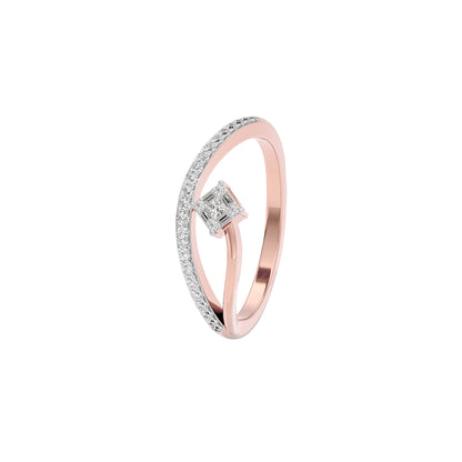 The Glide Diamond Ring 18 KT / Rose Gold / 22