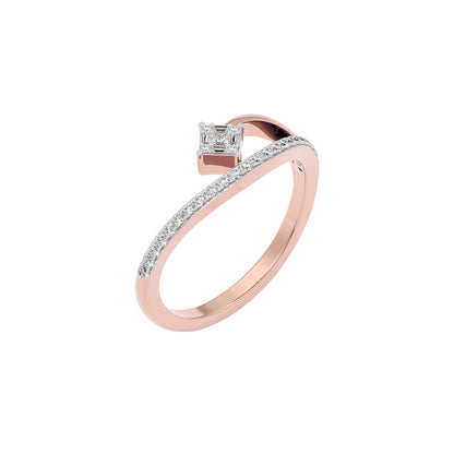 The Glide Diamond Ring 18 KT / Rose Gold / 22