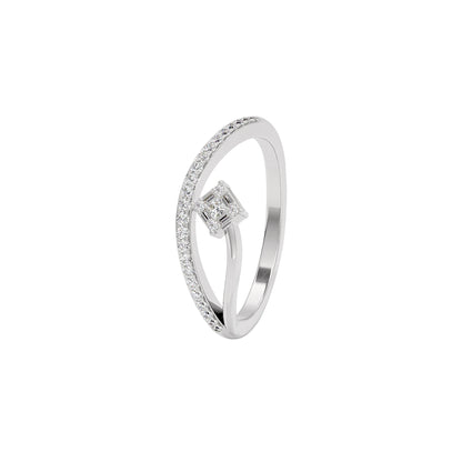 The Glide Diamond Ring 18 KT / White Gold / 22