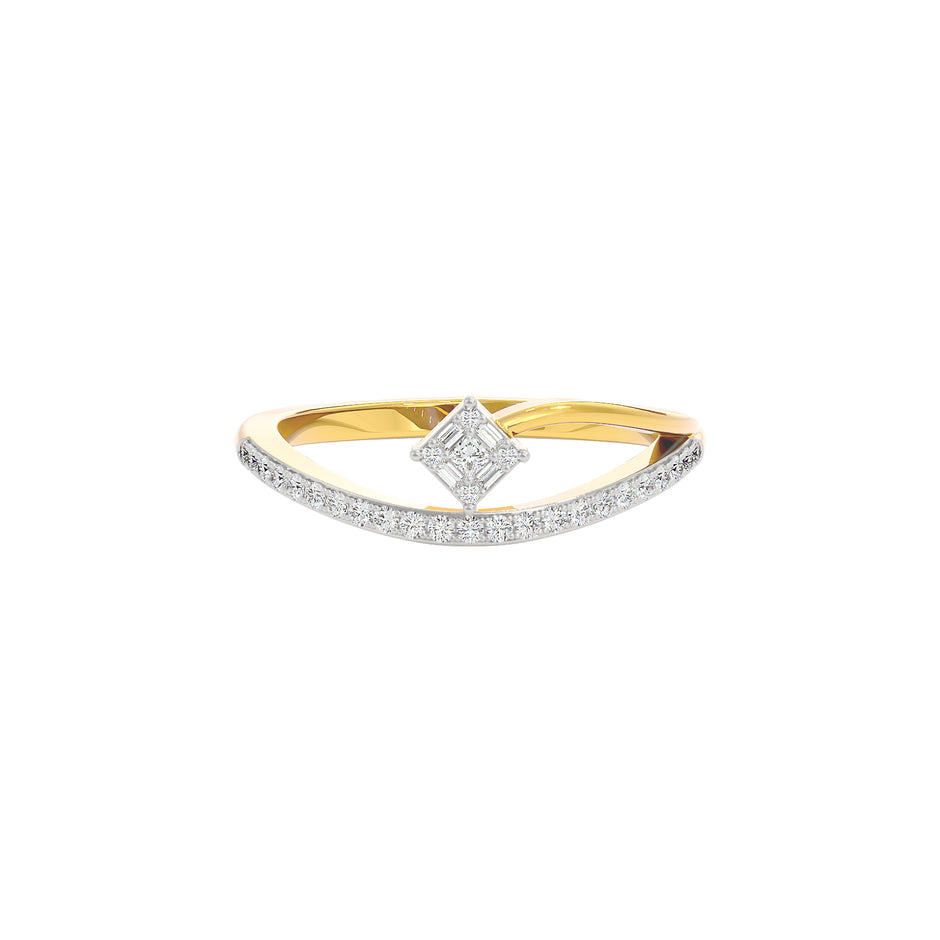 The Glide Diamond Ring 18 KT / Yellow Gold / 22