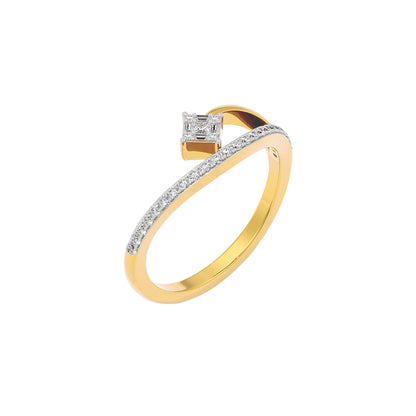 The Glide Diamond Ring 18 KT / Yellow Gold / 22