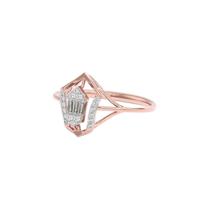 Crown Diamond Ring