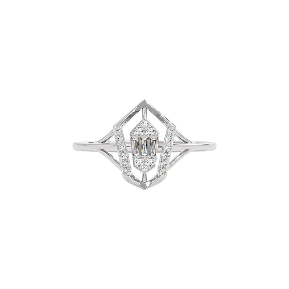 Crown Diamond Ring